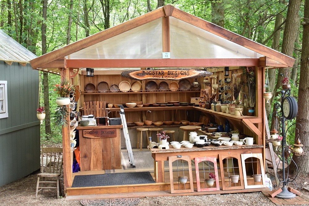 Jim's  Stand at Prairie Peddler Festival outside Butler, Ohio